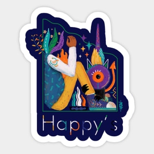 Happy's Sticker